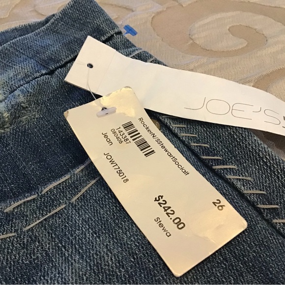 HERE THEY ARE  “JOE’S JEANS” size 26 waist. New with tags, they sell for…$242.00 - Picture 10 of 11